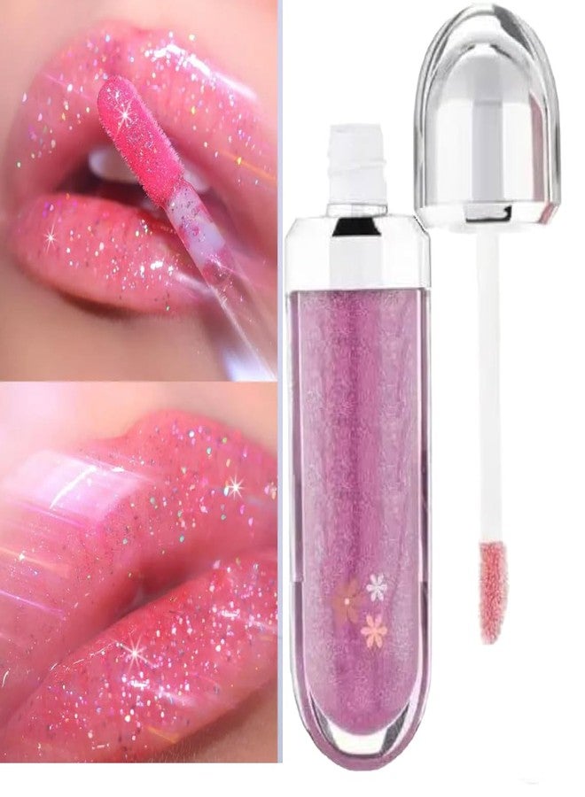 SHENY SOFT Lip Gloss in Waterproof Pink Shade Glitter Lip Gloss Glossy Finish Moisturizing - Image 2