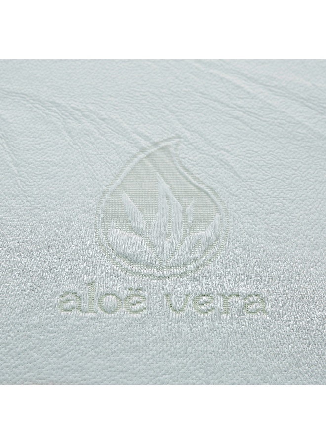 Home Box Premium Quality Aloe Vera Cool Gel Infused Memory Foam Soft Touch Washable Spill And Stain Resistant King Size Mattress Topper - Image 4