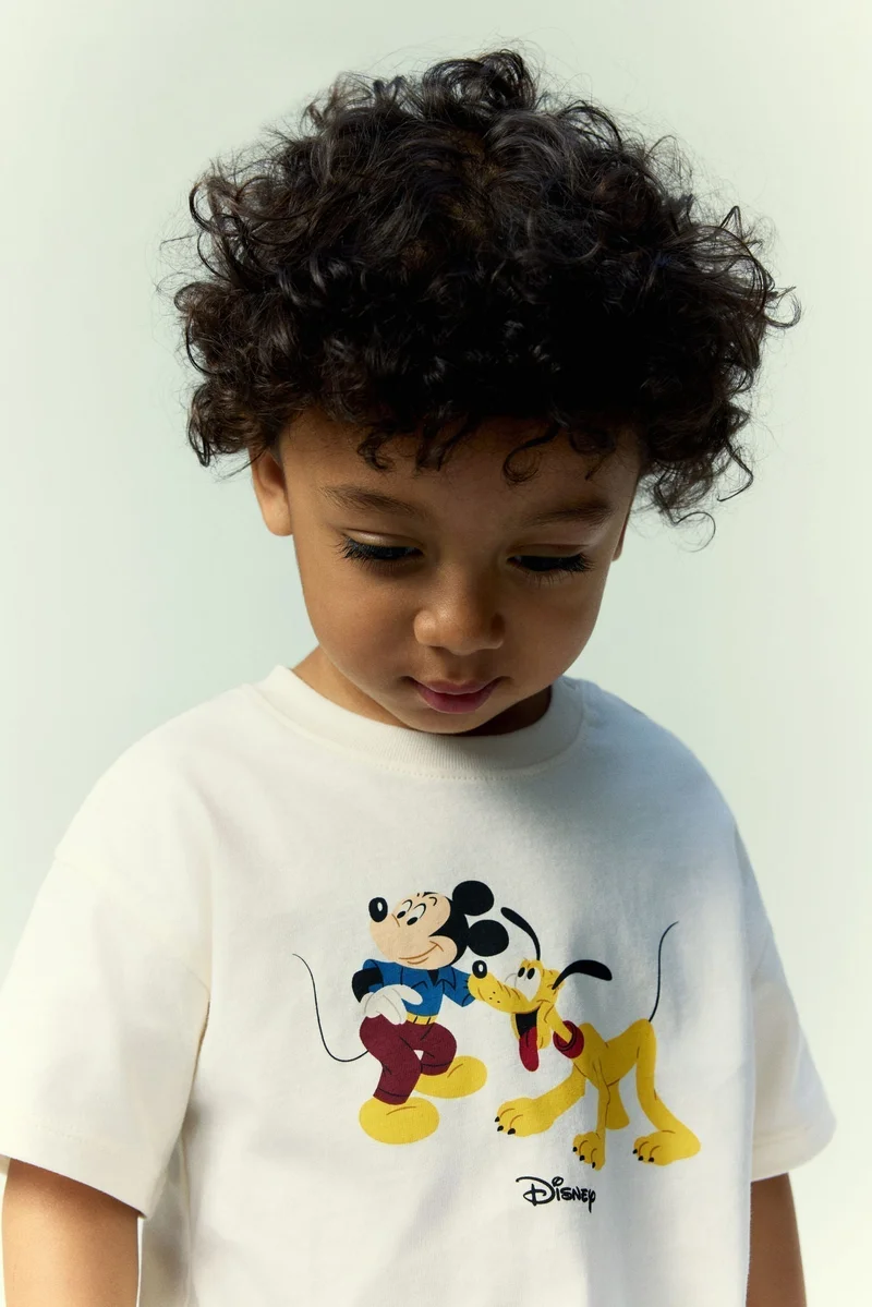 H&M Print-motif cotton T-shirt