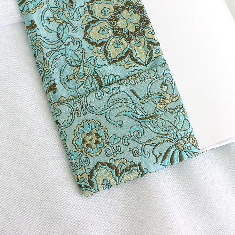 [Qian Li] Exotic Handmade Cloth Book Cover Notebook Cloth Book Cover Hand Account A5A6 Adjustable Book Jacket - Image 4