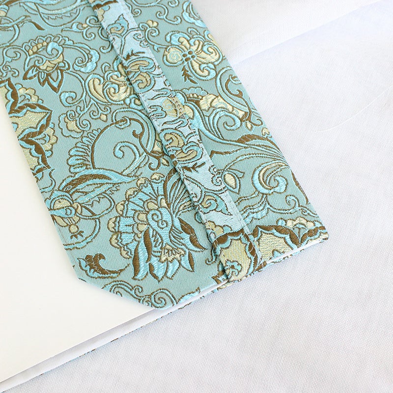 [Qian Li] Exotic Handmade Cloth Book Cover Notebook Cloth Book Cover Hand Account A5A6 Adjustable Book Jacket - Image 5