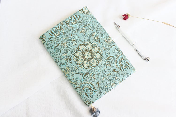 [Qian Li] Exotic Handmade Cloth Book Cover Notebook Cloth Book Cover Hand Account A5A6 Adjustable Book Jacket - Image 1