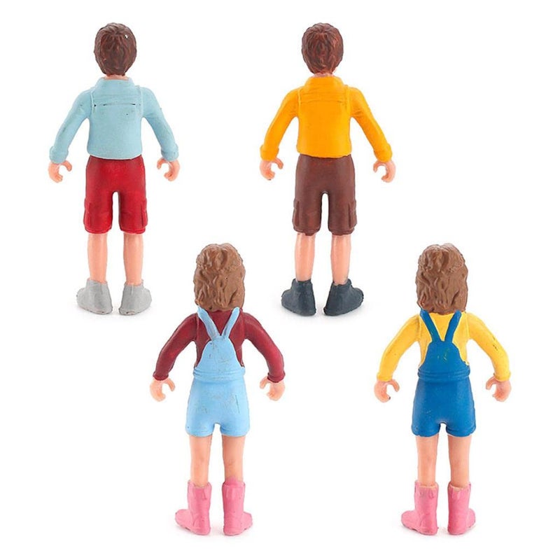 Hand Painted 1 25 Scale Miniature Figures Set Of 4 For Diorama And Micro Scene Decor - Image 5
