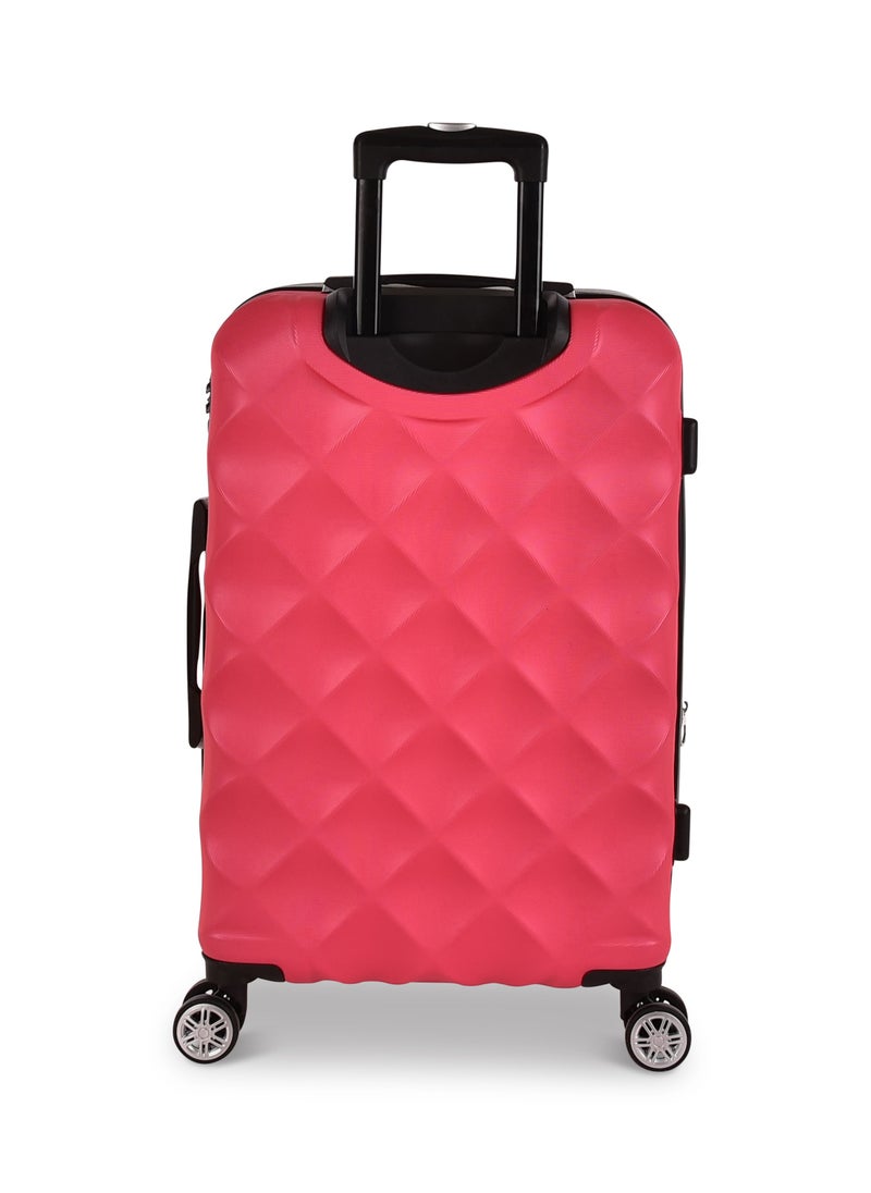 New Travel ABS Luggage Set, Hard Travel Trolley Bag with Carry On Cabin Size, Double 4 Wheels, and Combination Lock, 3 Pieces, 20/24/28, LA430-10/3P