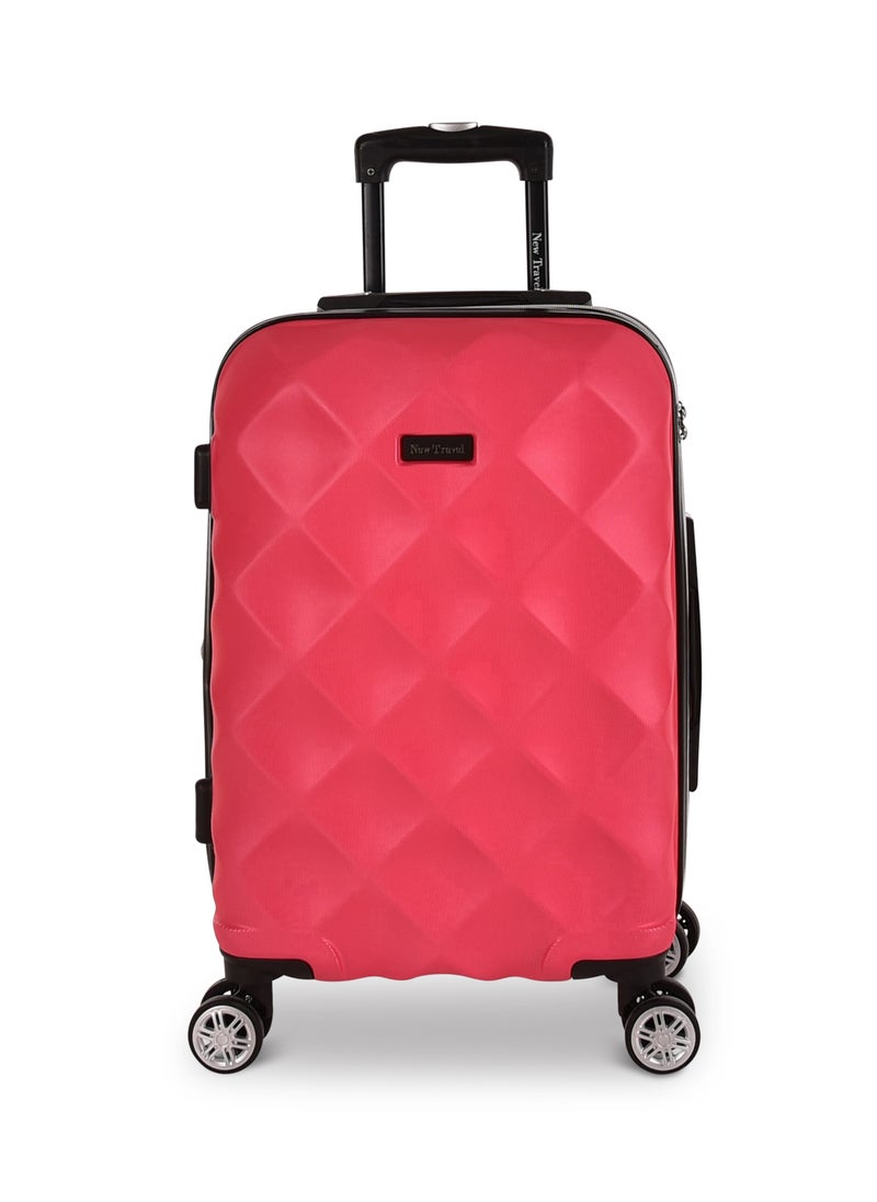 New Travel ABS Luggage Set, Hard Travel Trolley Bag with Carry On Cabin Size, Double 4 Wheels, and Combination Lock, 3 Pieces, 20/24/28, LA430-10/3P