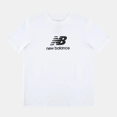 New Balance Kids' Jersey Stacked Logo T-Shirt