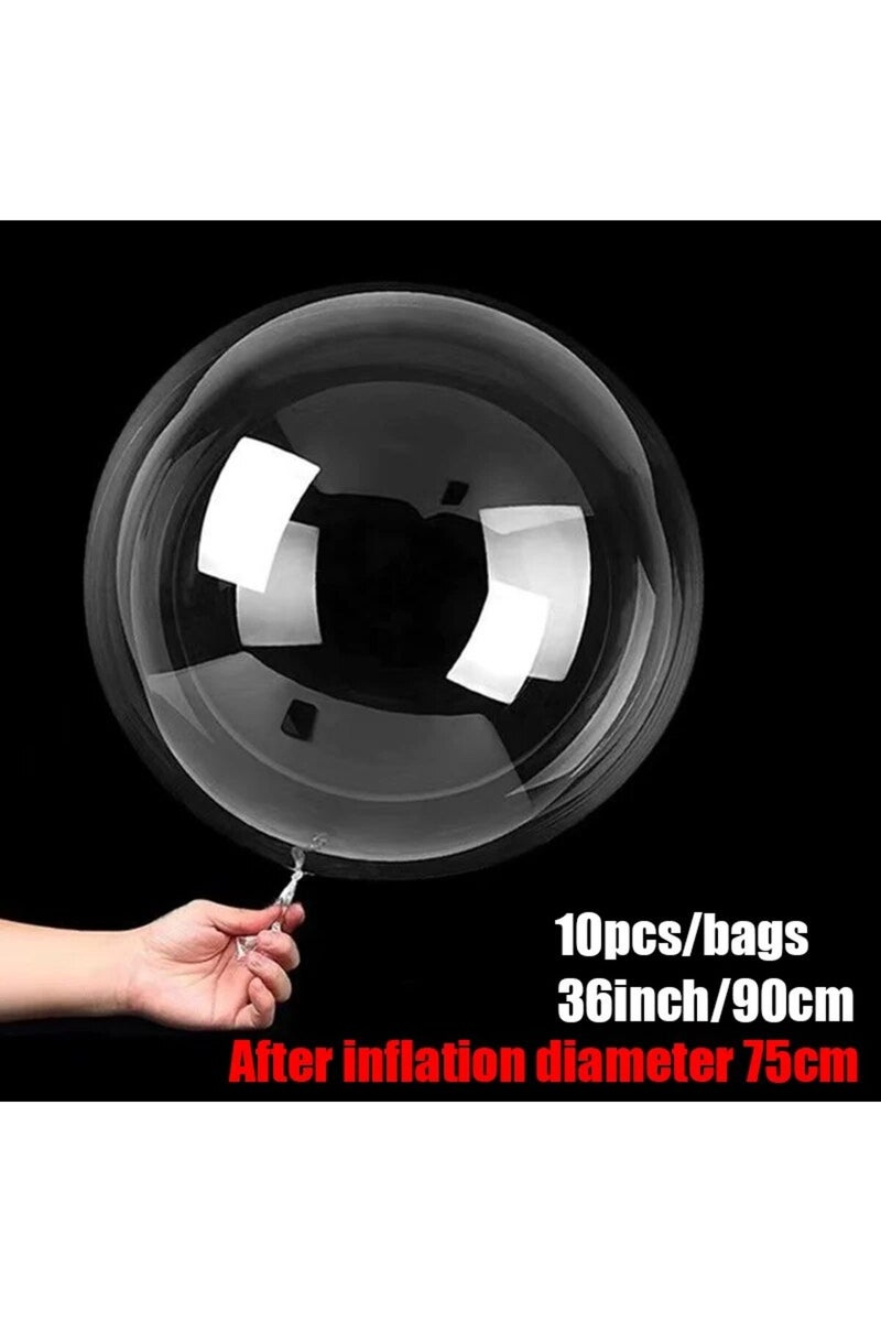 other 36inch 10pcs 12/18/24/36inch Inflatable Bobo Balloon Transparent Globes Bubble Balloons Weddin