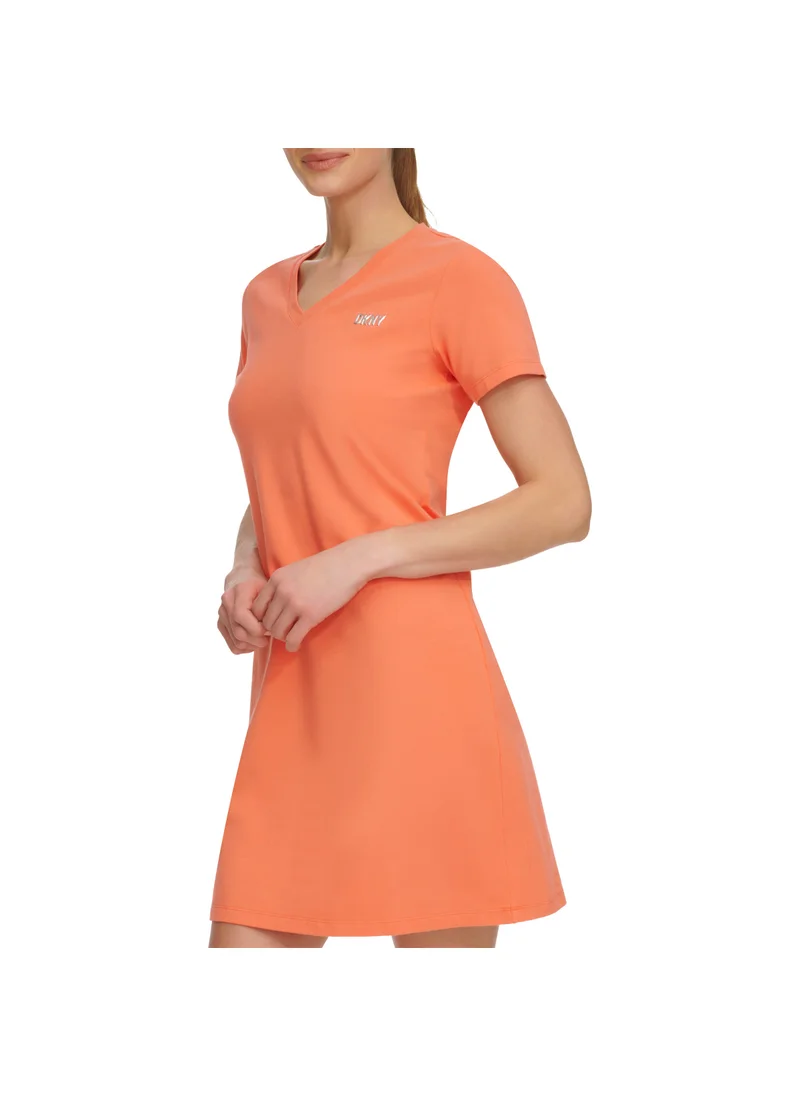 DKNY Sport V-Neck Knit Dress