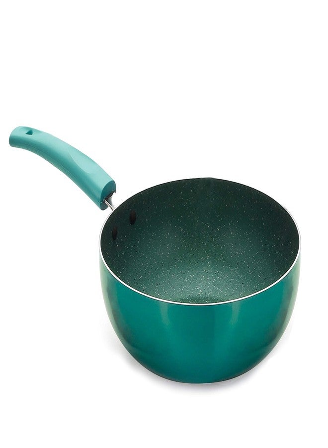 Nirlon Induction Base Non Stick Aluminium Deep Kadhai - Image 1