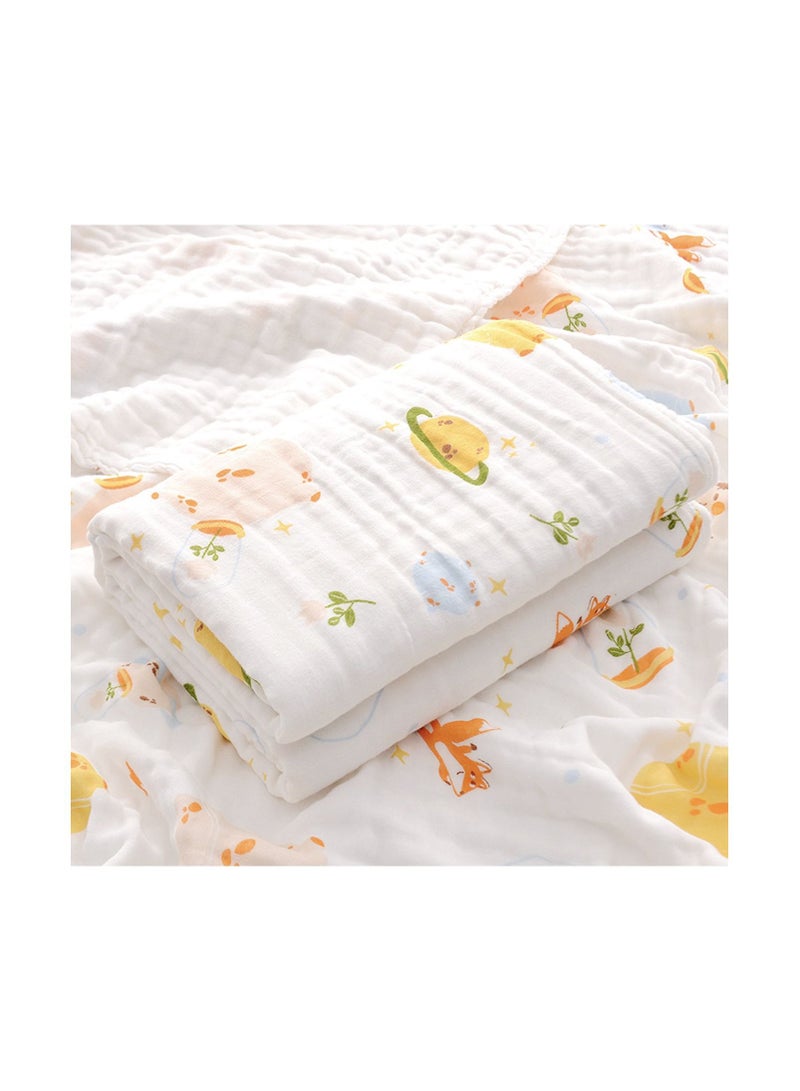 Pure Cotton Cartoon Printed Bath Towels