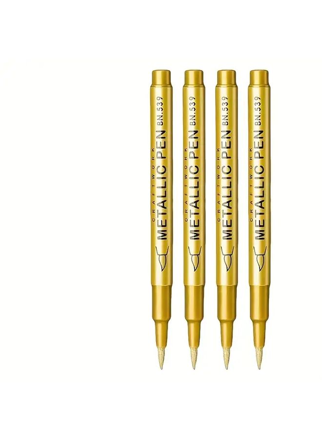 3Pcs Silvery Permanent Marker Pens Waterproof For Crafts Resin Art Office Supplies - Image 5