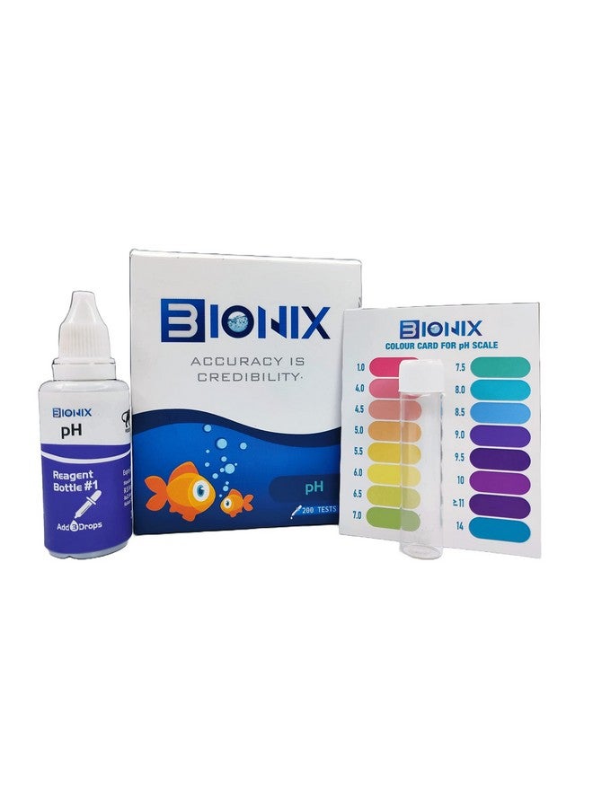 BIONIX pH Water Test Kit for Freshwater & Saltwater | 250 Test. - Image 1