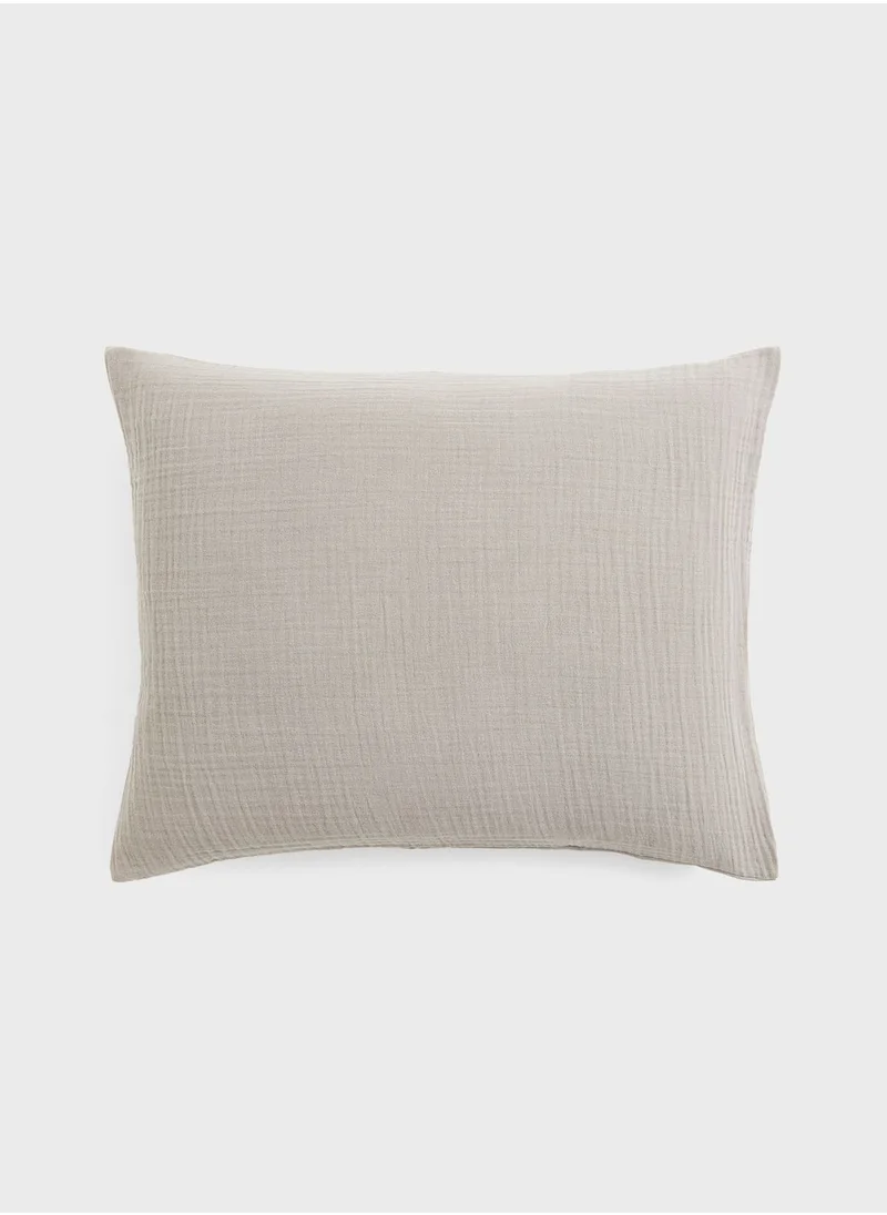 H&M Cotton Muslin Pillowcase