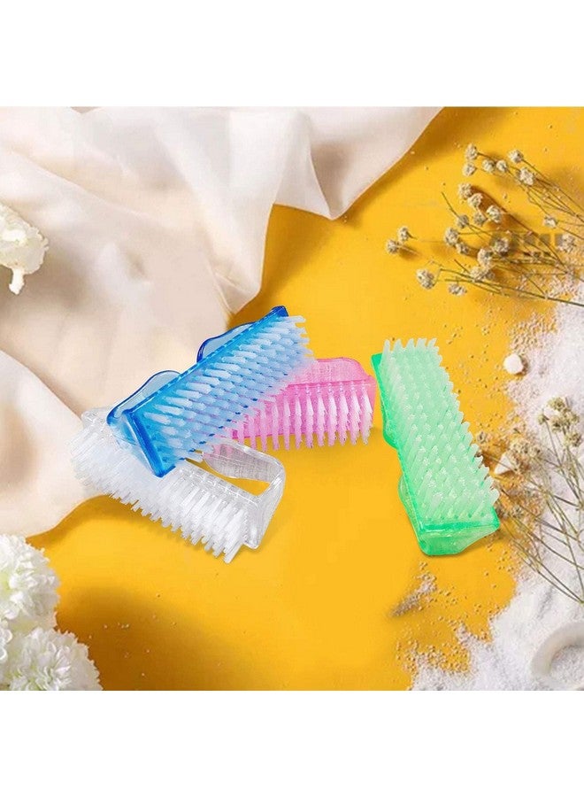 Fameza FAMEZA 4 Handle Grip Nail Brush,Hand Fingernail Brush - Image 4