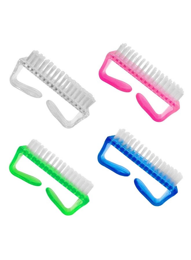 Fameza FAMEZA 4 Handle Grip Nail Brush,Hand Fingernail Brush - Image 1