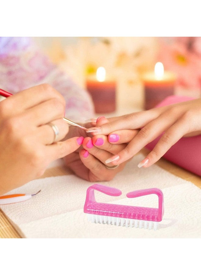 Fameza FAMEZA 4 Handle Grip Nail Brush,Hand Fingernail Brush - Image 3