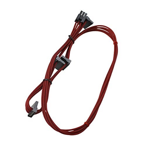 EVGA Red GS/PS (550/650 Watt) Power Supply Cable Set, Individually Sleeved(100-CR-0650-B9) - Image 5