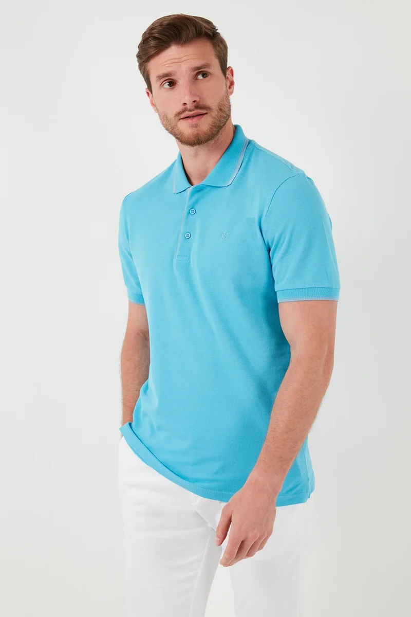 Buratti 100% Cotton Buttoned Polo T Shirt Men's Polo 5902118