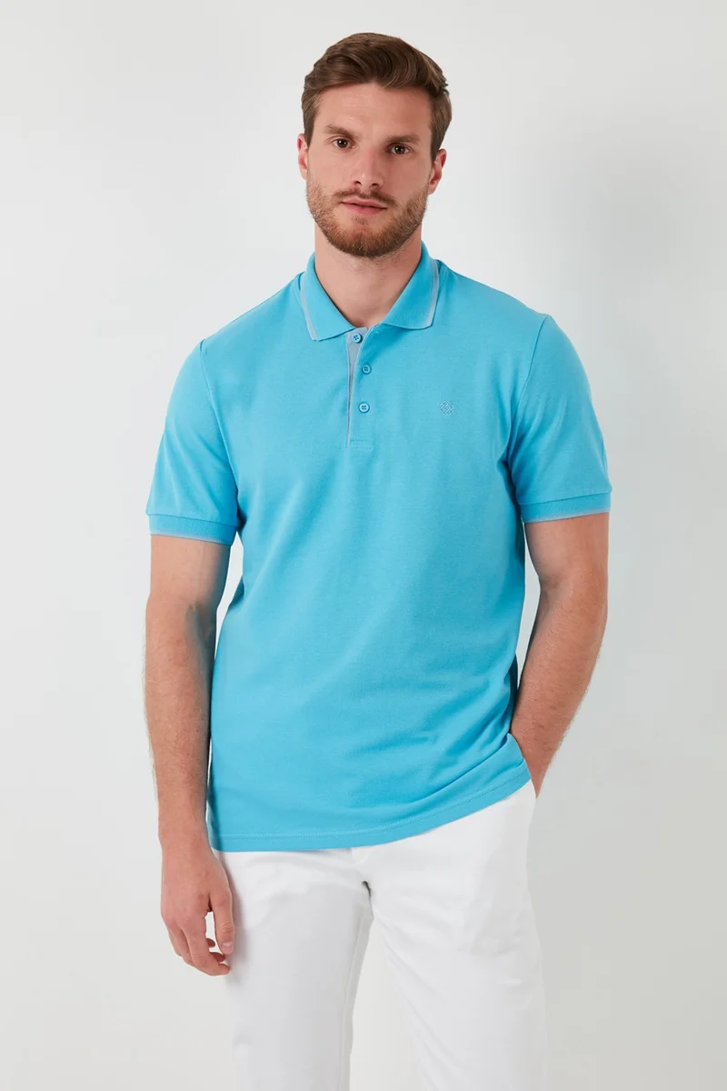 Buratti 100% Cotton Buttoned Polo T Shirt Men's Polo 5902118