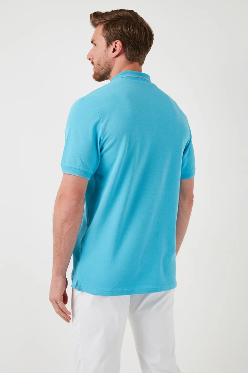 Buratti 100% Cotton Buttoned Polo T Shirt Men's Polo 5902118