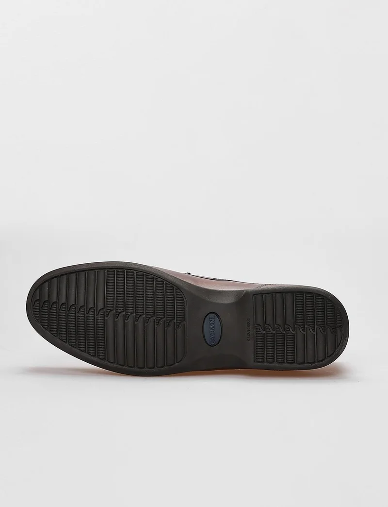 Cabani Genuine Leather Brown Men's Casual Shoes
