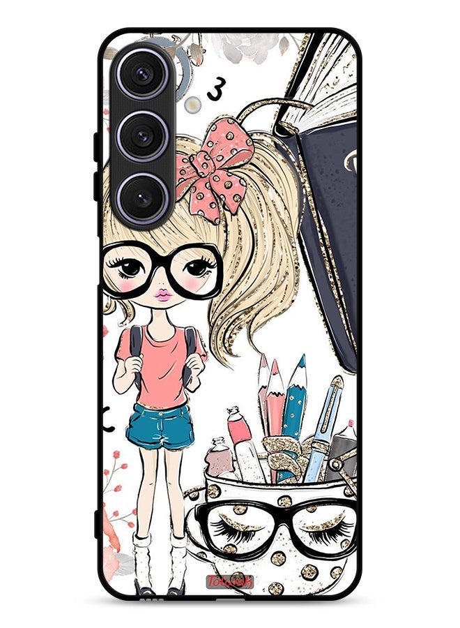 Tolwak Samsung Galaxy A26 Protective Case Cover Unicorn Girl Art - Image 1