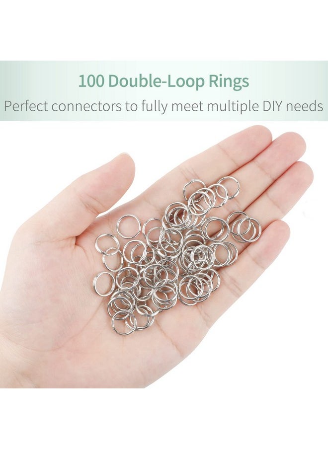 Pawfly 100 Pack 1/2 Inch Split Key Rings Mini Jump Rings Dog Tag Rings With Double Loops Small Metal Rings Connectors For Car Keys Jewelry Necklaces Bracelets Earrings Crafts Ornaments And Diy Arts  - Image 4