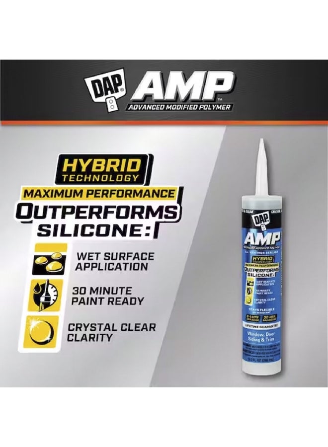 Dap AMP Seamless Indoor and Outdoor All Weather Sealant Clear 266 ml 7079800761 - Image 2