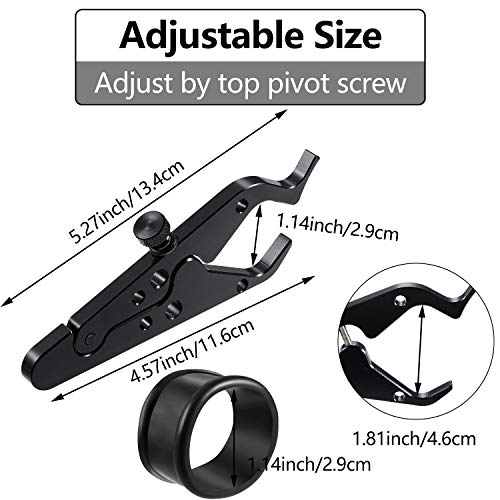 BBTO 2 Sets Motorcycles Throttle Lock Motorcycle Cruise Control Universal Throttle Assist Wrist Cruise Hand Grip Clamp with Silicone Ring Protect for Bike Motorcycle - Image 2