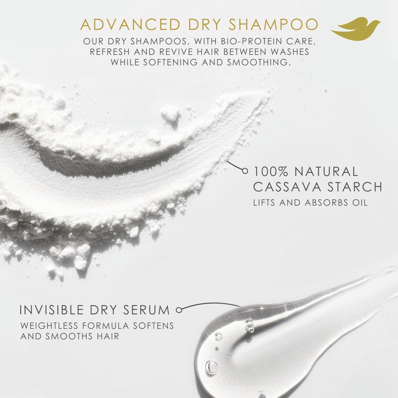 Dove Advanced Dry Shampoo Volume & Fullness Refresh & Revive Flat Hair Without Water for 2 Days of Freshness & Bounce 5 oz - Image 5