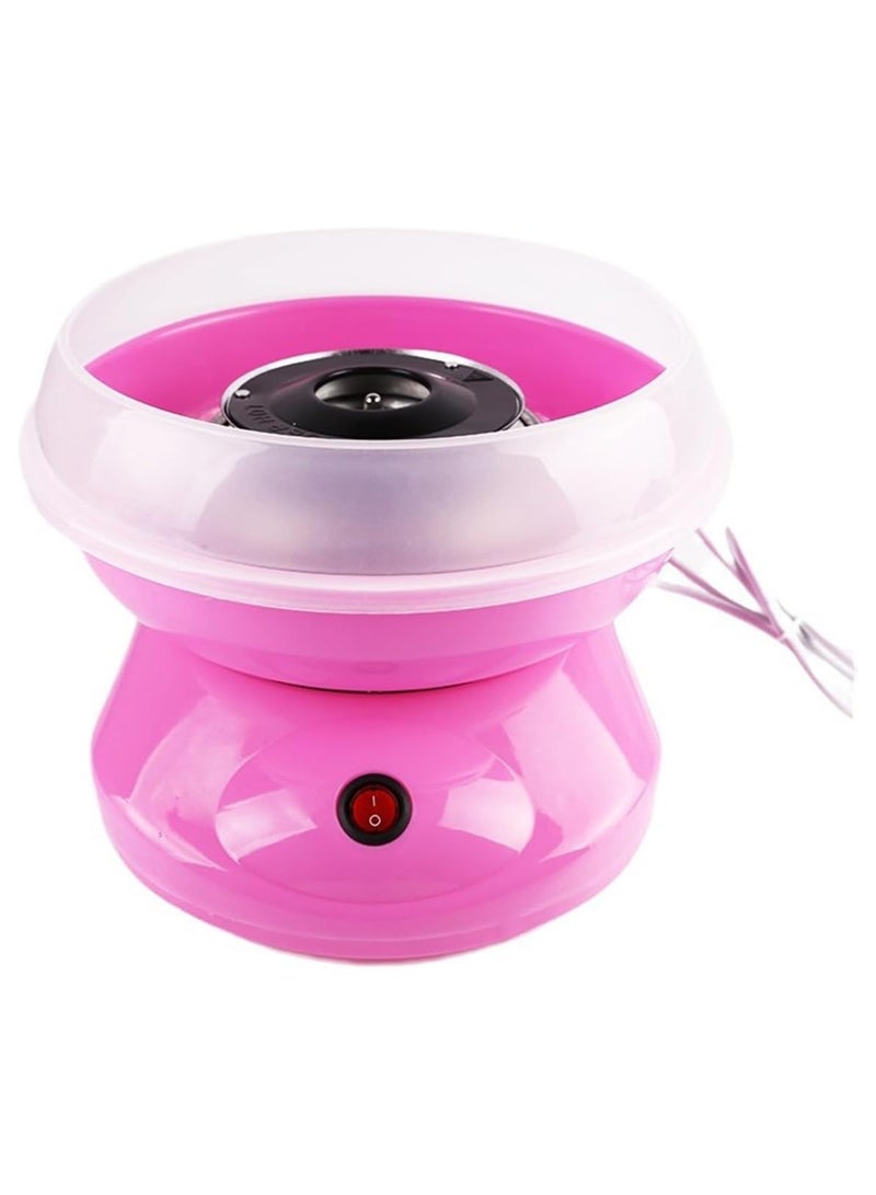 Macon Cotton Candy Machine 450W Mini Electric Maker, DIY Sugar Floss Machine, Suitable for Parties, Cookouts or Just a Special Surprise | Pink  - Image 1