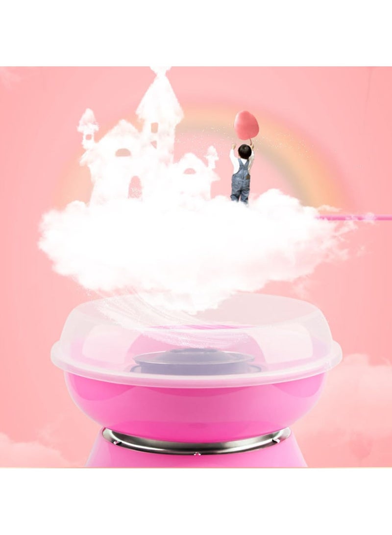 Macon Cotton Candy Machine 450W Mini Electric Maker, DIY Sugar Floss Machine, Suitable for Parties, Cookouts or Just a Special Surprise | Pink  - Image 3