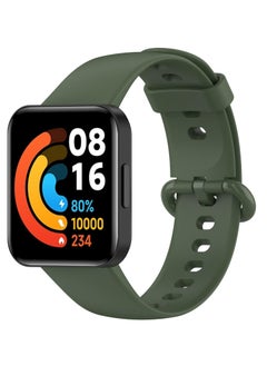 ten.tech TenTech Soft Silicone Sports Band for Xiaomi Watch 2 Lite / Redmi 2 Lite / Poco / Redmi 2 / Horloge 2 Smart Watch - green  - Image 1