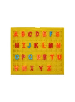 vGRASSP VGRASSP Alphabet and Number Platter Fun Learning Toy Set for Children with Plastic Board and 90+ Colorful Blocks - Endless Imagination and Learning - Multicolor (Color As Per Stock)  - Image 4