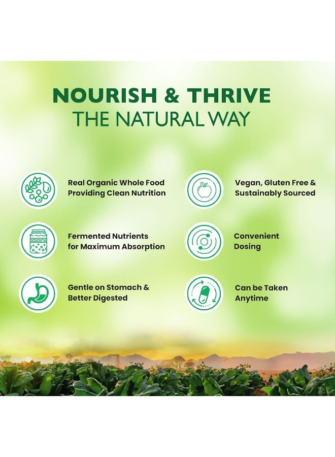 Organic Earth Extra Strength Turmeric with Organic Black Pepper for Digestion 60 Capsules - Image 5