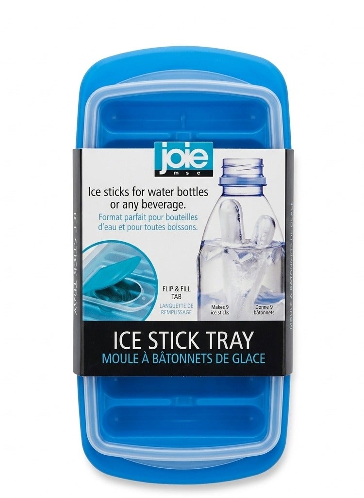 Joie MSC Joie Ice Stick Silicone Tray Assorted Color 1 Piece for Water Bottles Flexible Ice Cube Stick Mold Slim Ice Maker BPA Free Easy Release Long Ice Cubes for Sports Bottles Juice Drinks Freezer - Image 4