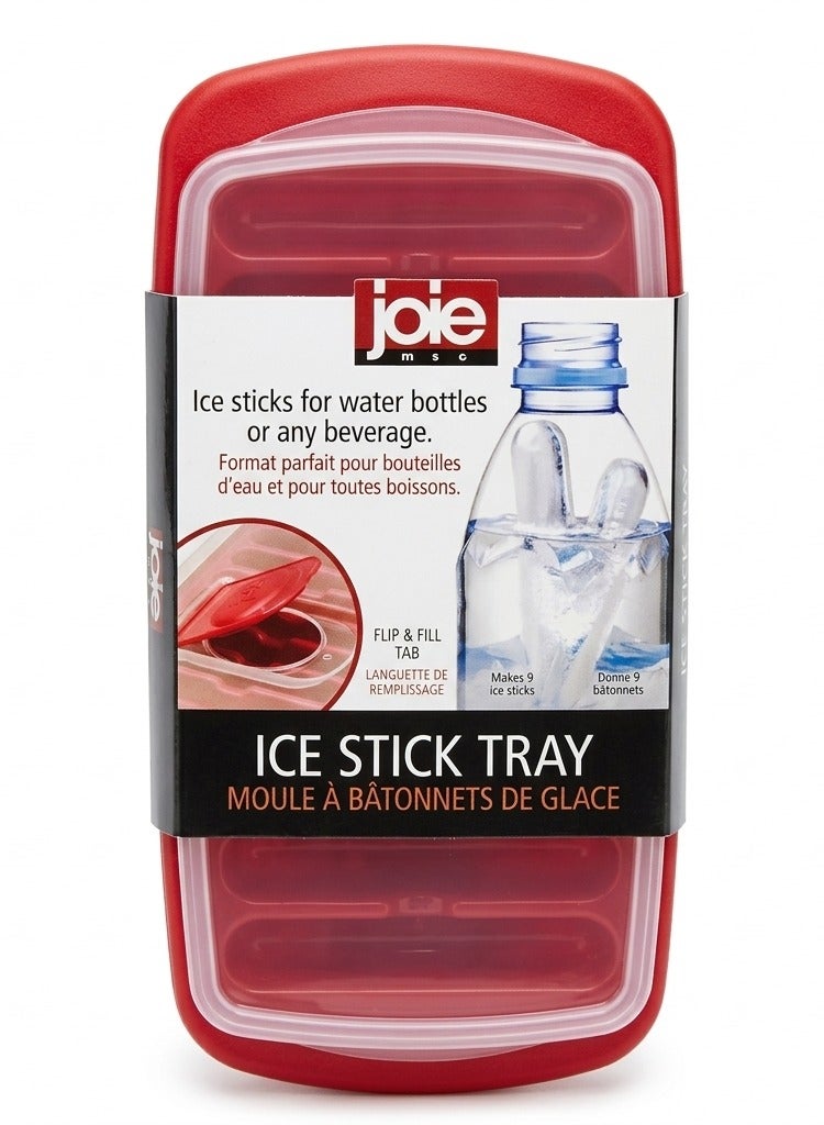 Joie MSC Joie Ice Stick Silicone Tray Assorted Color 1 Piece for Water Bottles Flexible Ice Cube Stick Mold Slim Ice Maker BPA Free Easy Release Long Ice Cubes for Sports Bottles Juice Drinks Freezer - Image 2