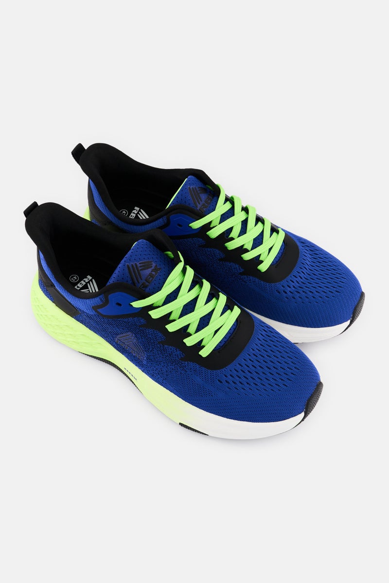 RBX Men Lace Up Running Shoes, Blue - Image 3