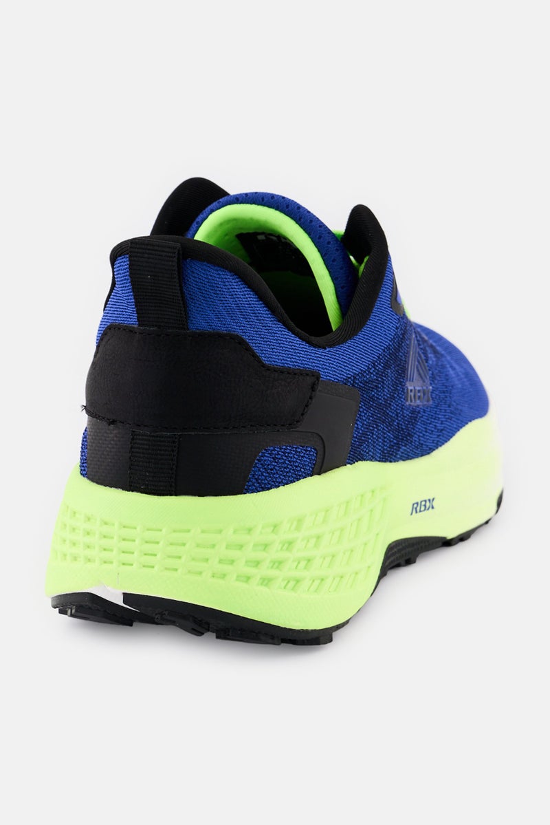 RBX Men Lace Up Running Shoes, Blue - Image 4