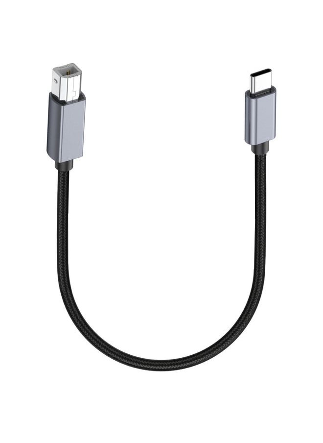 BURAQ USB-C / Type-C to USB-B BM Printer MIDI Keyboard Adapter Cable, Length:0.5m  - Image 2