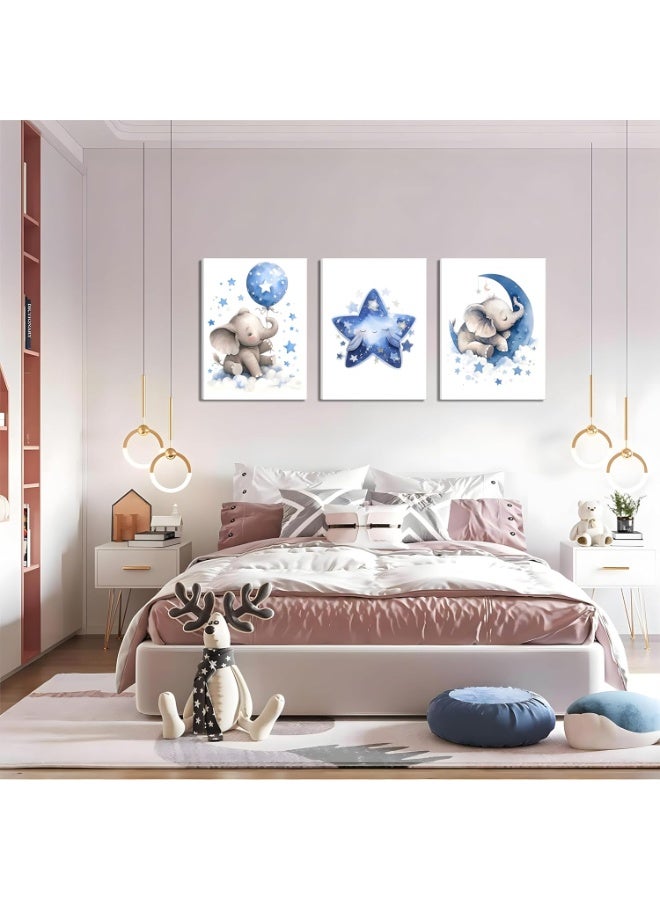 موان تابلوه حائط اطفال 3 قطع 30×40 سم لكل قطعة - سمك 30 مم - طباعة ديجيتال بطبقة UV - لاصق ذاتي سهل التركيب- خامات امنه - Image 5