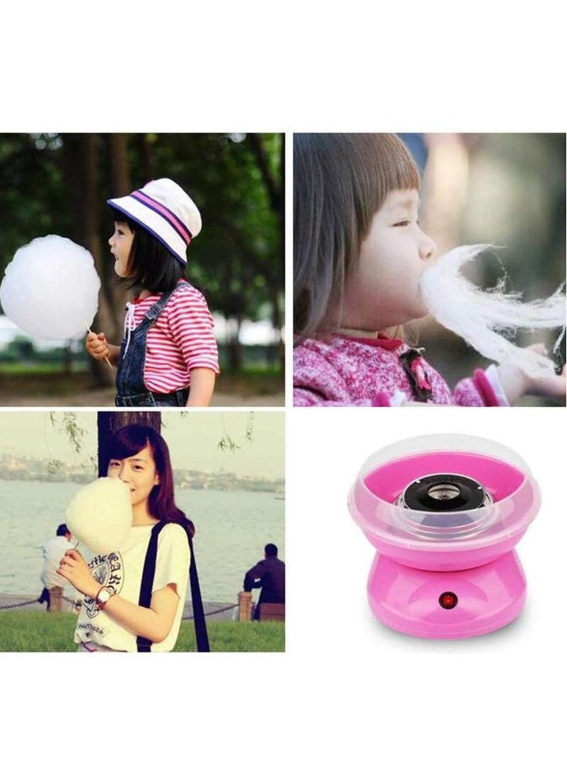 ELTRAZONE Cotton Candy Machine Upgrade Style Household Diy Childrens Cotton Candy Machine Fully Automatic Electric Fancy Mini Commercial RED - Image 2