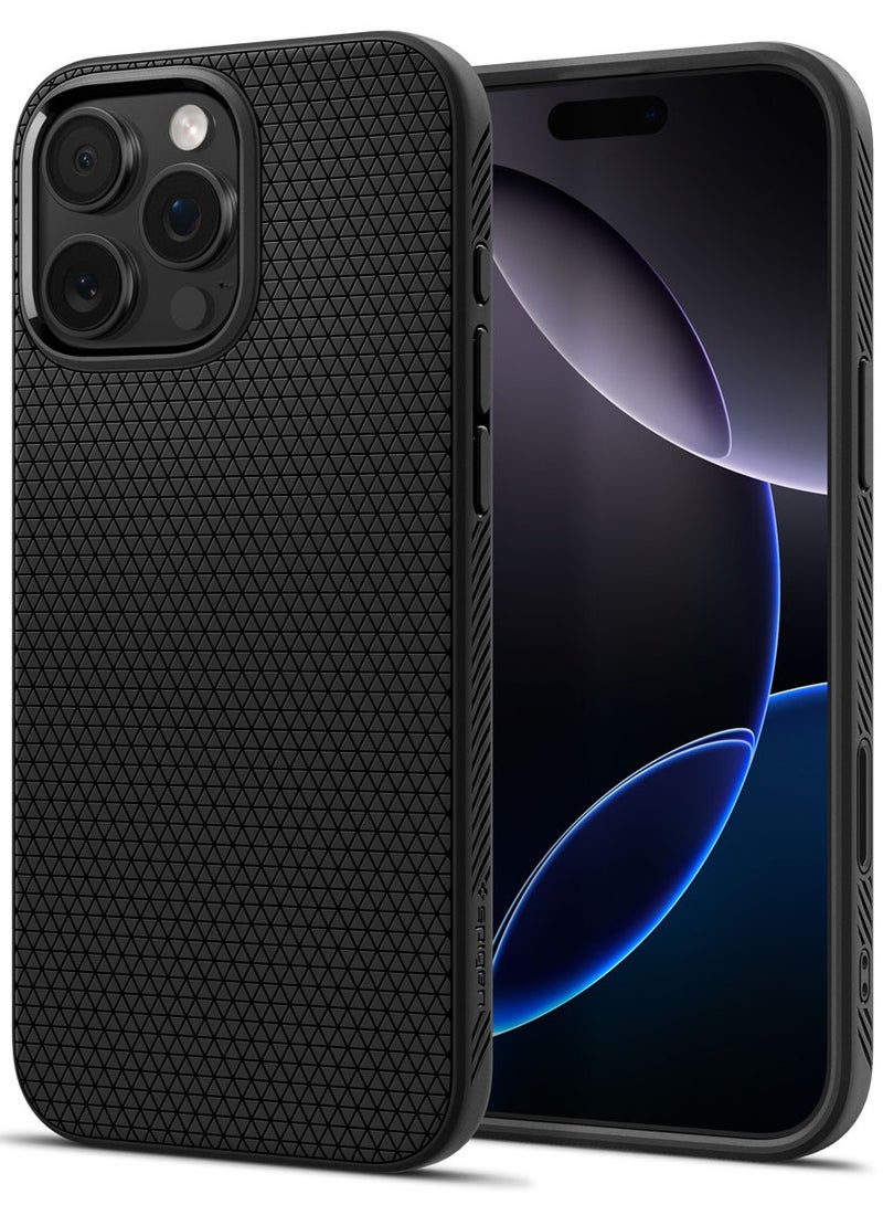 Spigen Liquid Air T MagFit for iPhone 16 PRO MagSafe Case Cover [Camera Control Button] - Matte Black 