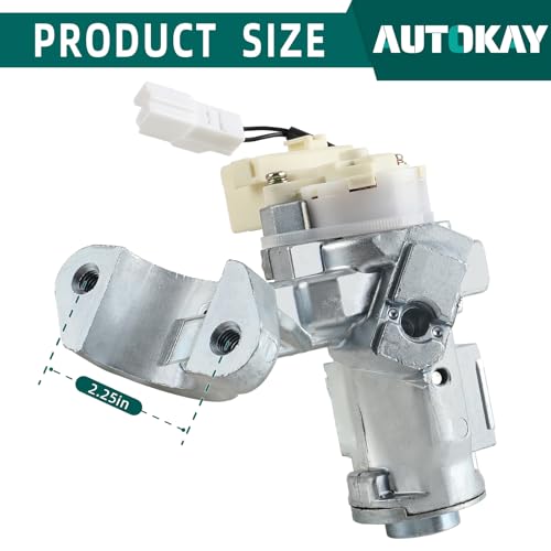 AUTOKAY 45020-06-4 45020064 Ignition Lock Cylinder Switch W/Key Fits for Toyota Camry 2002 2003 2004 2005 2006 No Chip - Image 3