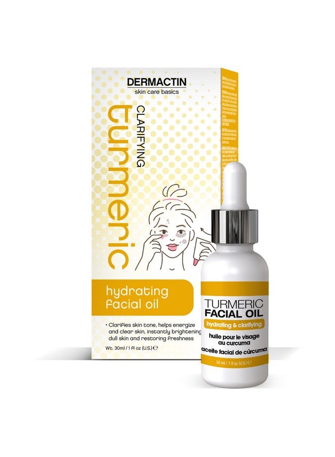 Dermactin-TS Turmeric Hydrating and Clarifying Facial Oil - Tumeric Face Oil 1 Ounce - Image 1