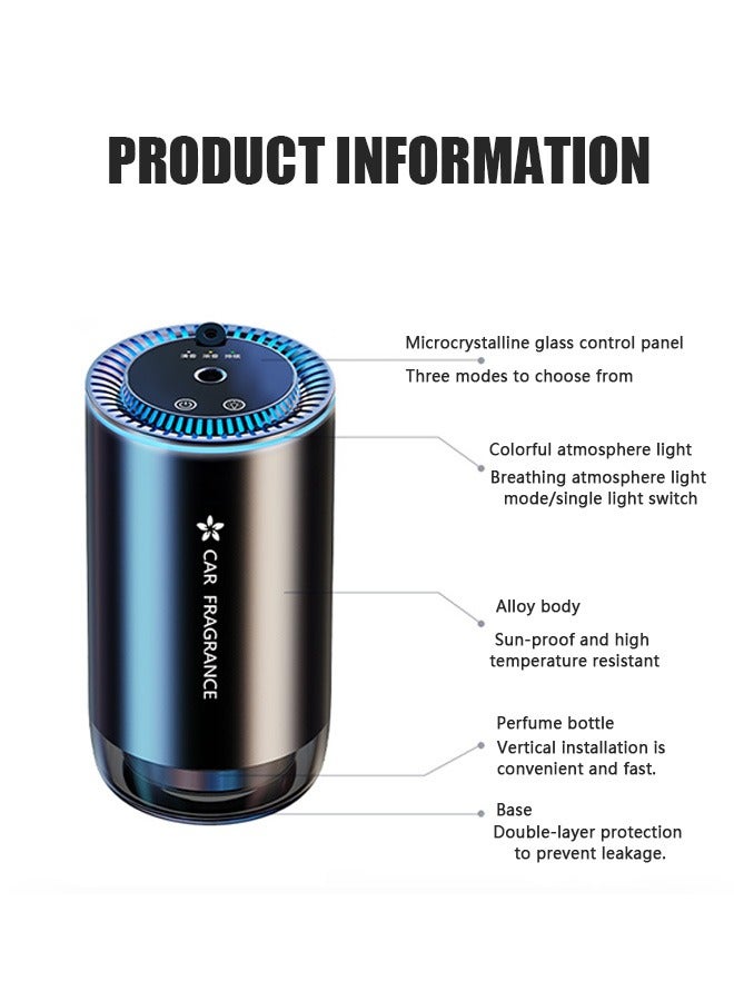 بيوند موزع عطر السيارة مع عطر 50 مل، موزع الزيوت العطرية العطرية للسيارة مع عرض سماء مرصعة بالنجوم، مرطب هواء عطري للسيارة - Image 2