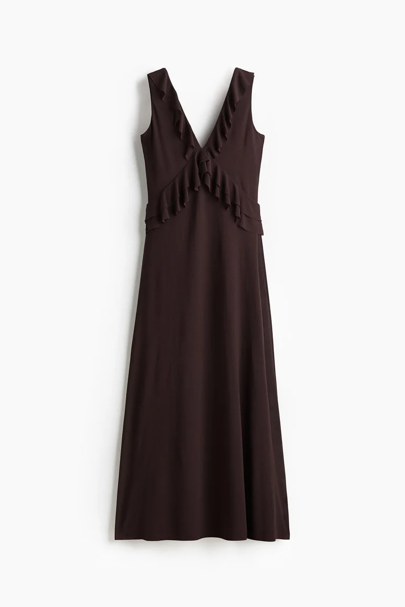 H&M Flounce-trimmed dress