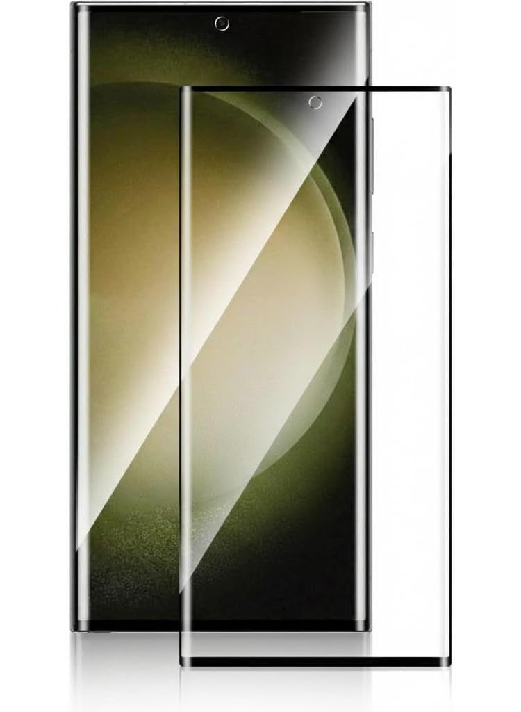 Screen Protector For Samsung Galaxy S24 Ultra 9H Hardness Tempered Glass Film, Bubble Free Easy Installation, Full Coverage, Anti Scratch And Touch Sensitive
