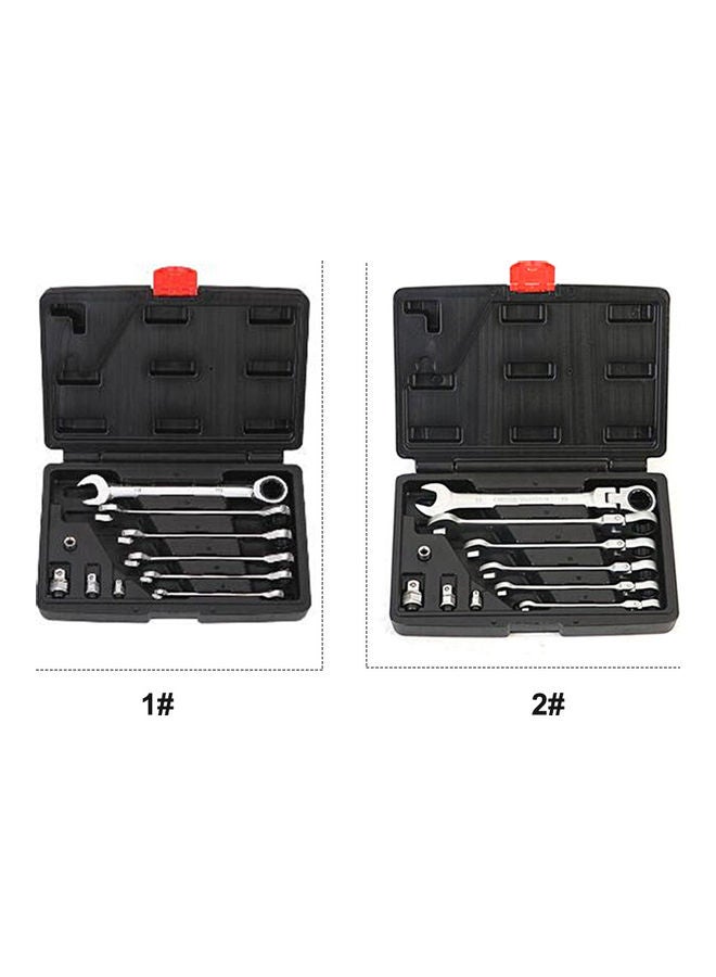 NIBEMINENT 10-Piece Multifunction Wrench Tool Set Multicolour 27x6x20cm  - Image 2