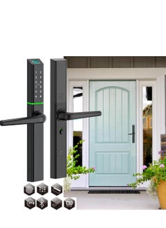 Electronic Smart Front Door Lock With 5 Function- Fingerprint Digital Deadbolt Smart Ic Card Keyless Bluetooth Key Smart App Remote Control 2 Years Warranty
